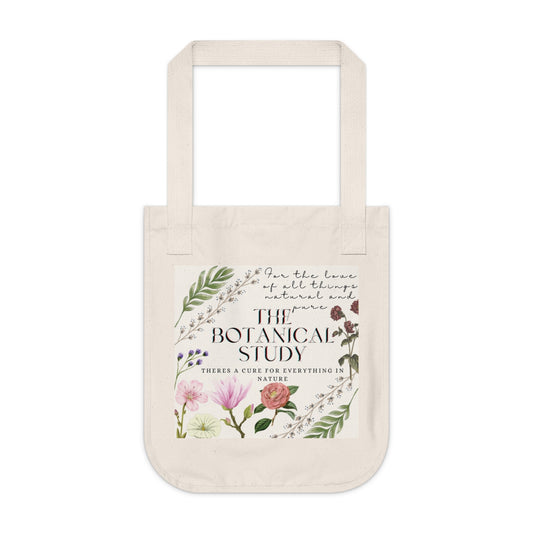 The Botanical Study - Organic Canvas Tote Bag